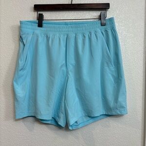 Lululemon Pace Breaker Linerless Short 7" Cyan Blue Training Athletic Gorpcore